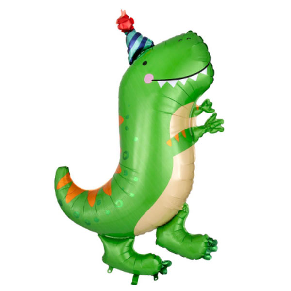 Фольгированный шар Динозаврик в колпаке