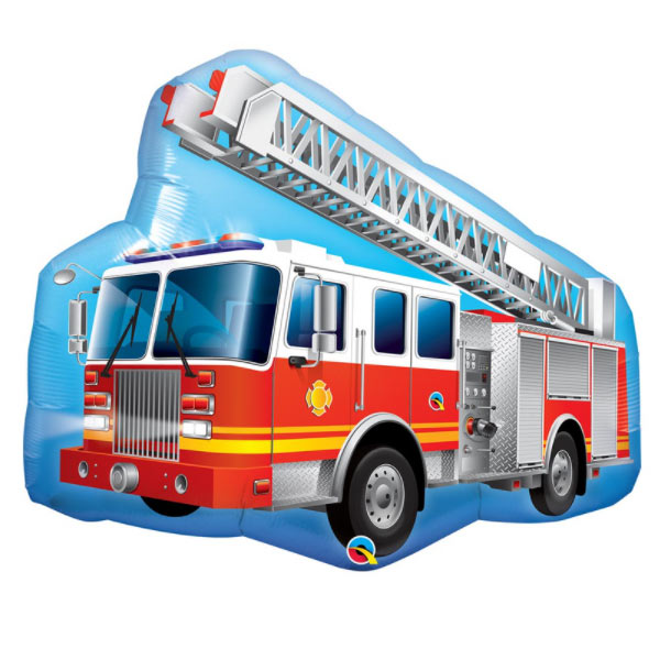 Фольгированный шар Пожарная машина Luxary