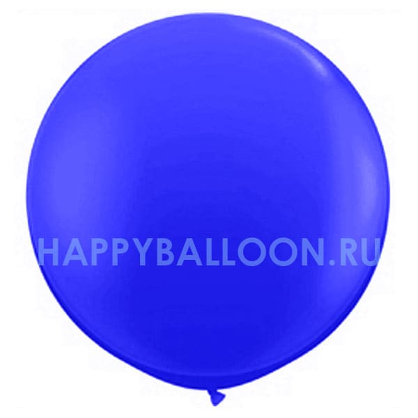 БОльшой воздушный шар синего цвета 60 см