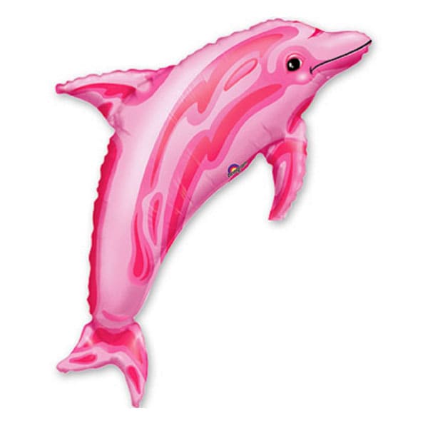 Дельфин розовый Подводный мир Море Рыбы Животные