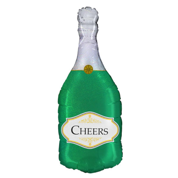 Фольгированный шар Бутылка шампанского с надписью | Шампанское |