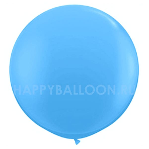 Большой воздушный шар голубого цвета  90 см