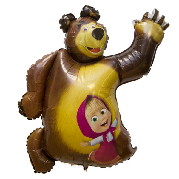 Фольгированный шар Маша и медведь