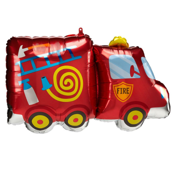 Фольгированный шар игрушечная пожарная машина