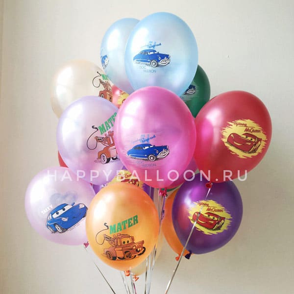 Воздушные шары Тачки Маккуин - 35 см