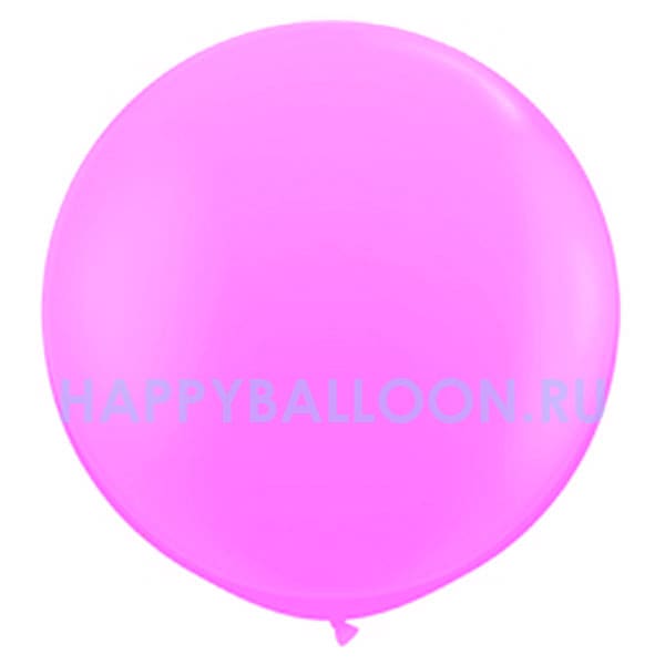 Большой воздушный шар розового цвета 60 см