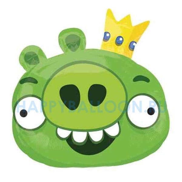 Фольгированный шар Angry Birds Король свиней