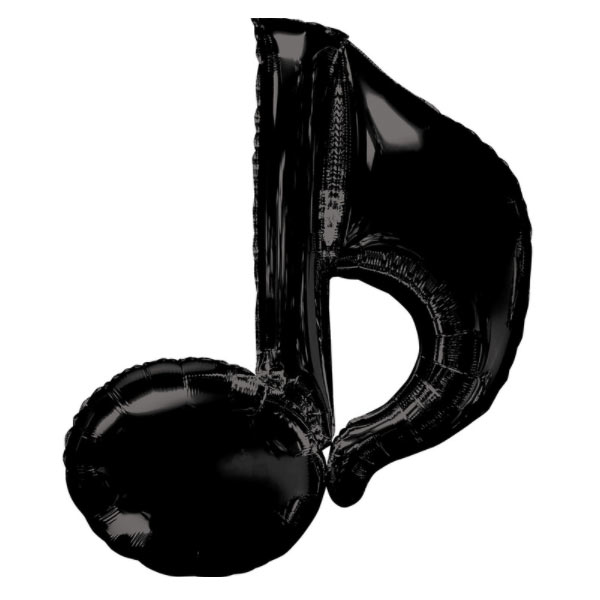Фольгированный шар Черная нота