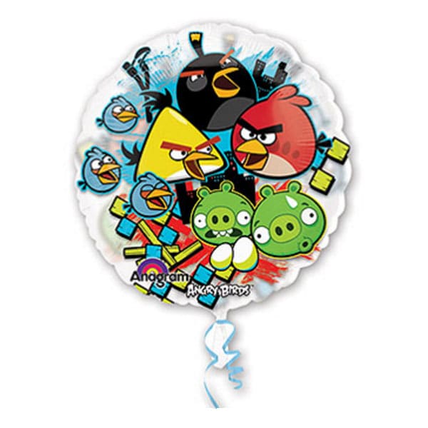 Большой круглый прозрачный шар Angry Birds